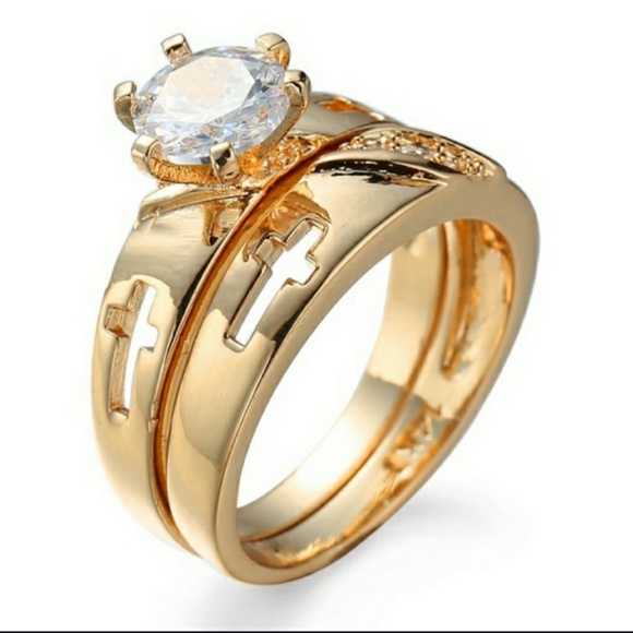 Laminated gold ring - Picture 2 of 2